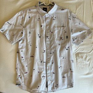 Vans Short Sleeve Graphic Button Up